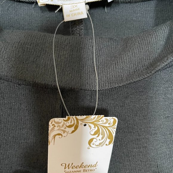 NWT - Cozy Gray Mockneck Tunic - Plus 3X - Picture 3 of 4